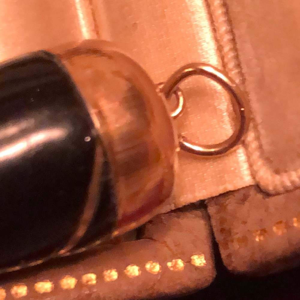 Antique Gold and Black Mano Figa Charm. - Picture 6 of 16